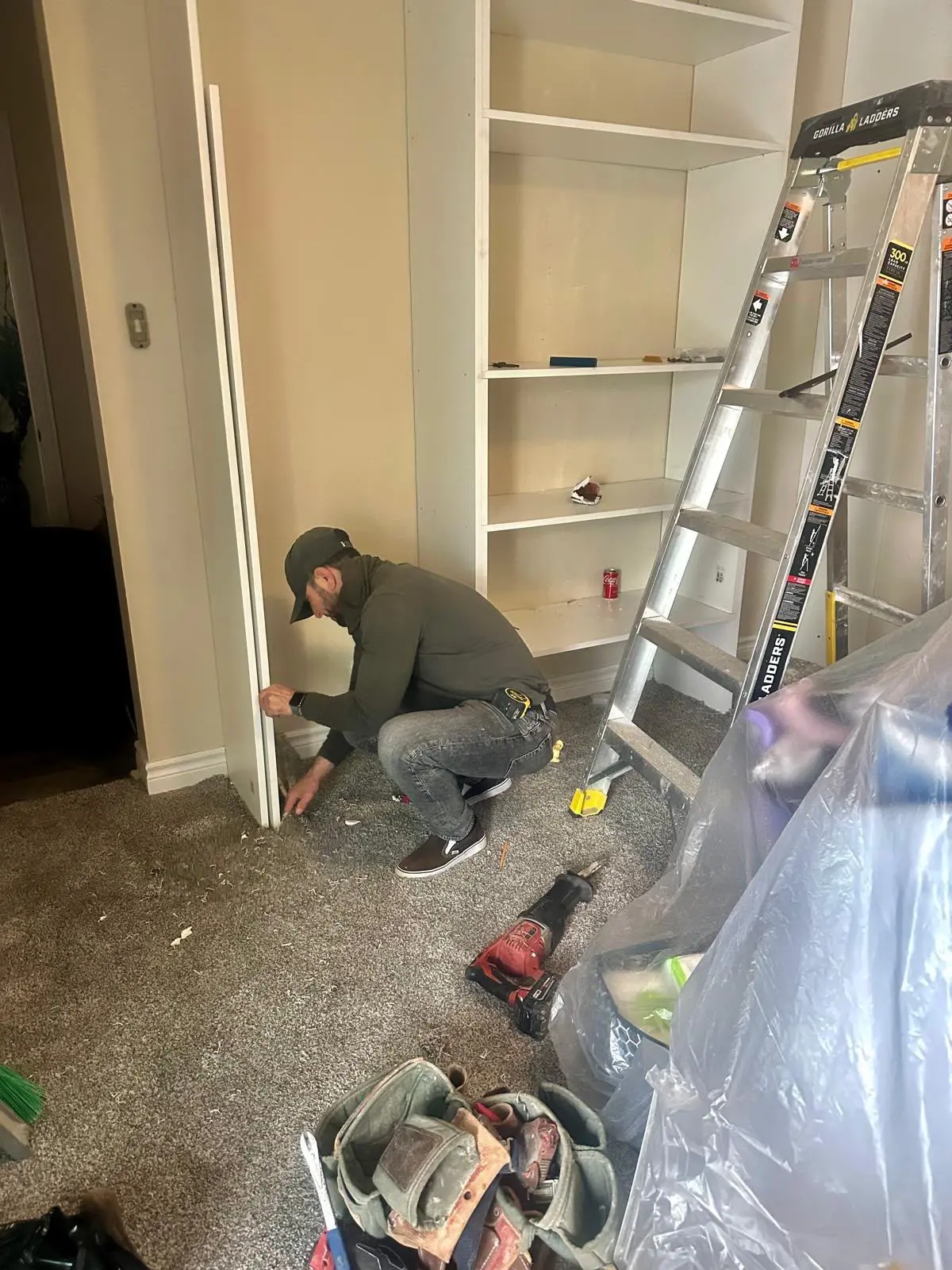 Built-In Shelving and Trim