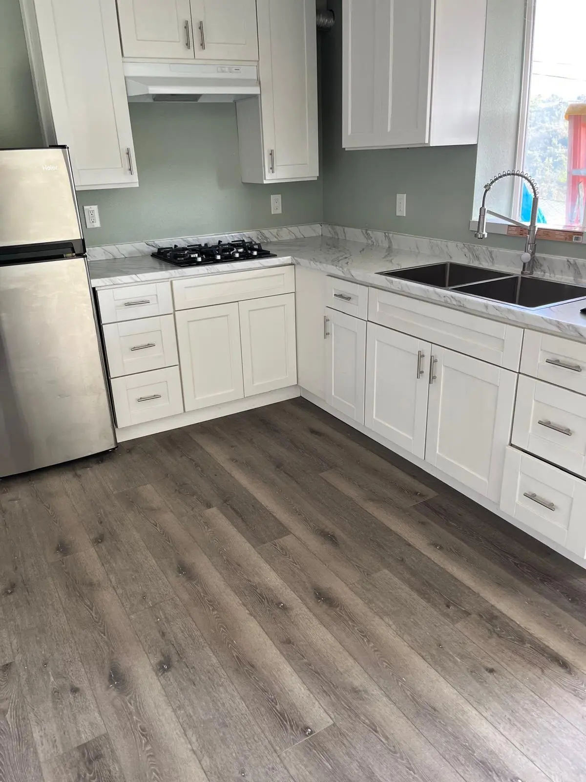 Kitchen Remodel, White Shaker Cabinets